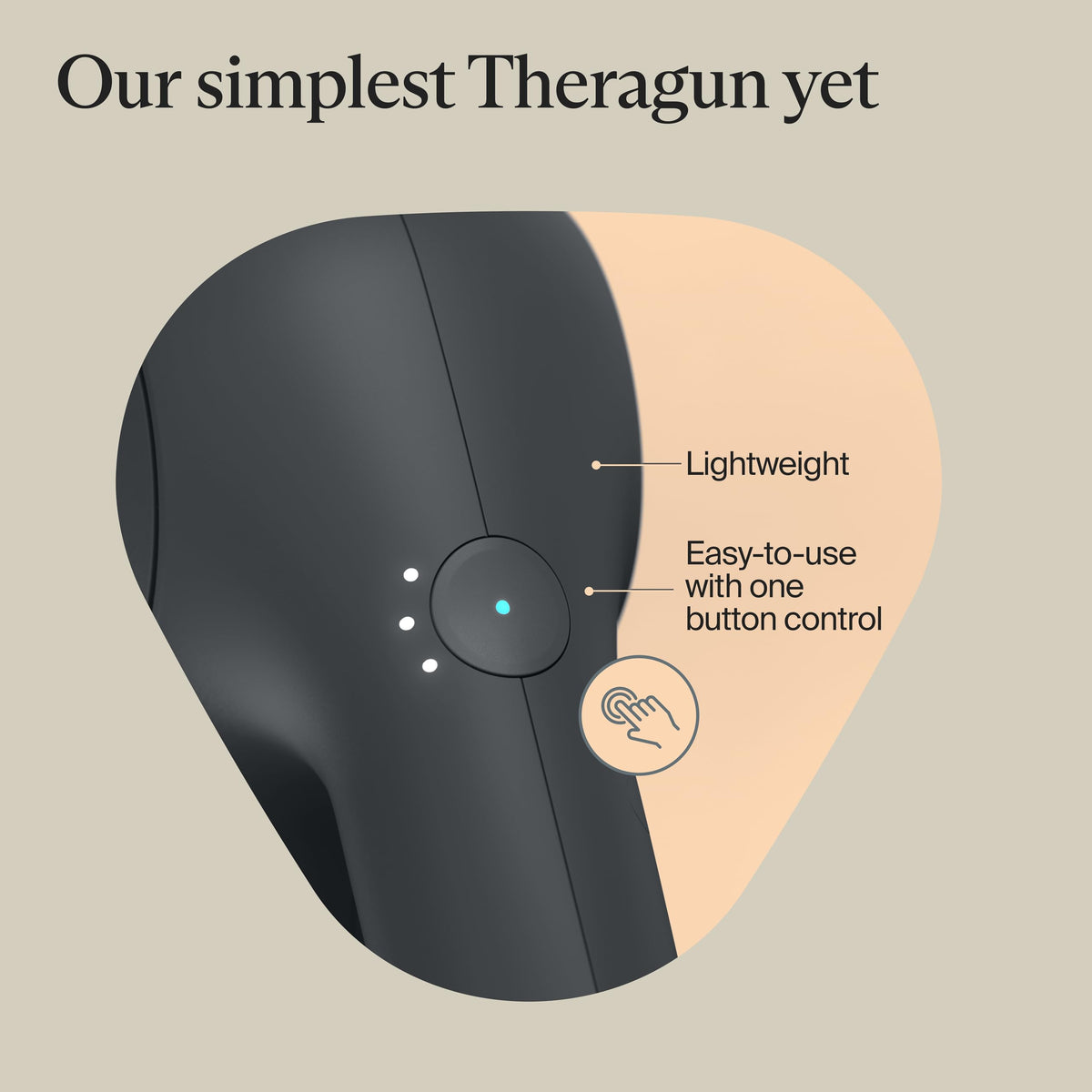 TheraGun Therabody Relief Massage Gun | for Daily Comfort | 3-Speed | Black