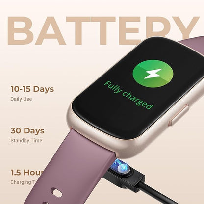 Health Fitness Tracker Smart Watch with 24/7 Heart Rate, Blood Oxygen, Sleep Tracker, Pedometer, 3