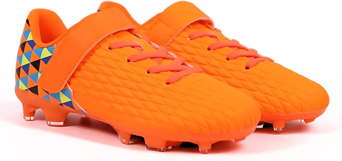 Soccer Cleats for Kids & Youth | Lightweight Football Shoes for Firm Ground | Durable Girls & Boys