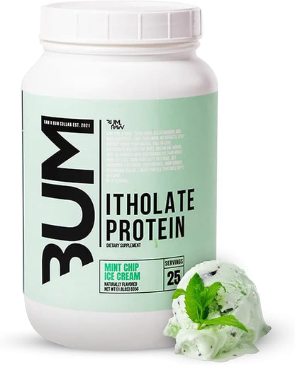 RAW Whey Isolate Protein Powder, Mint Chip Ice Cream (CBUM Itholate Protein) - 100% Grass-Fed