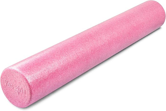 Yes4All High-Density EPP Round Back Roller Foam, Exercise Foam Roller for Yoga, Pilates &