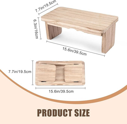 Yoga Meditation Benches - Yoga Bench,Wooden Zen Meditation Stool Kneeling Bench for Yoga Practice