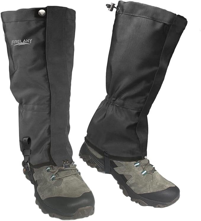 Frelaxy Leg Gaiters Ultra HIGH-Performance Hunting Gaiters, 100% Waterproof Hiking Gaiters with