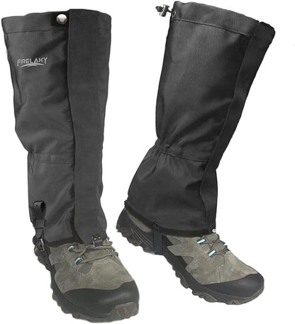 Frelaxy Leg Gaiters Ultra HIGH-Performance Hunting Gaiters, 100% Waterproof Hiking Gaiters with