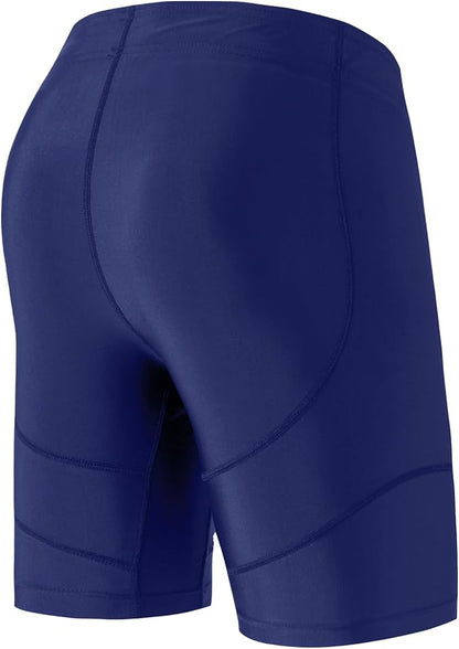 HUGE SPORTS Men's Rash Guard Swim Shorts Compression Swimming Jammer Cool Dry Active Swimsuit