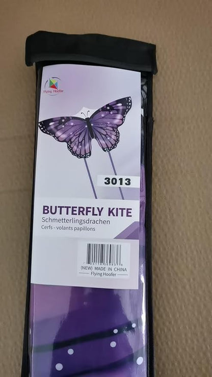 Large Butterfly Kite for Adults and Kids Ages 4-8 & 8-12 Easy to Fly, 55''X28'' Single Line Kite