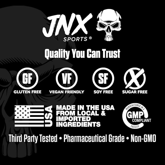JNX SPORTS The Curse! Creatine Monohydrate Blue Raspberry 50 Servings | Pure Micronized Creatine 5g