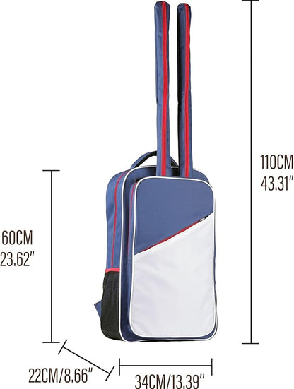 Fencing Storage Bag for Epee Saber and Foil Equipment - Portable Hema Sword Bag Backpack for
