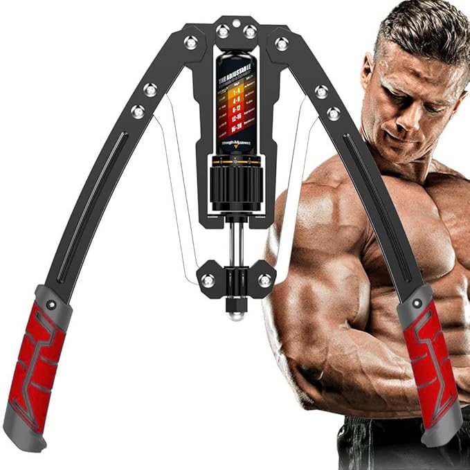 EAST MOUNT Twister Arm Exerciser - Adjustable 22-440lbs Hydraulic Power, Home Chest Expander
