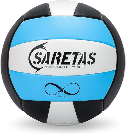 Beach/Water/Sand Volleyballs, Outdoor/Indoor Official Size, Soft Touch Volleyball for Beginners