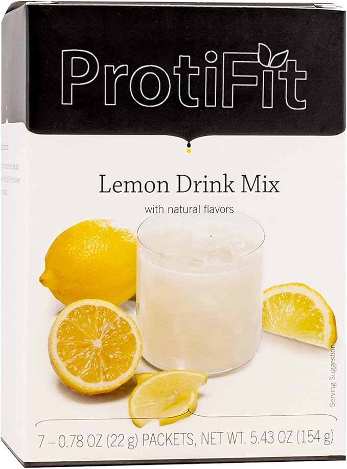 High Protein Fruit Flavored Powder Drink Mix, 15g Protein, Low Calorie, Sugar Free, Ideal Protein
