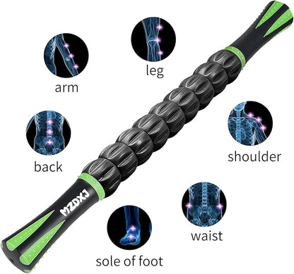 Muscle Roller Stick for Athletes - Deep Tissue Fascia Blaster & Roller Massager for Myofascial Pain