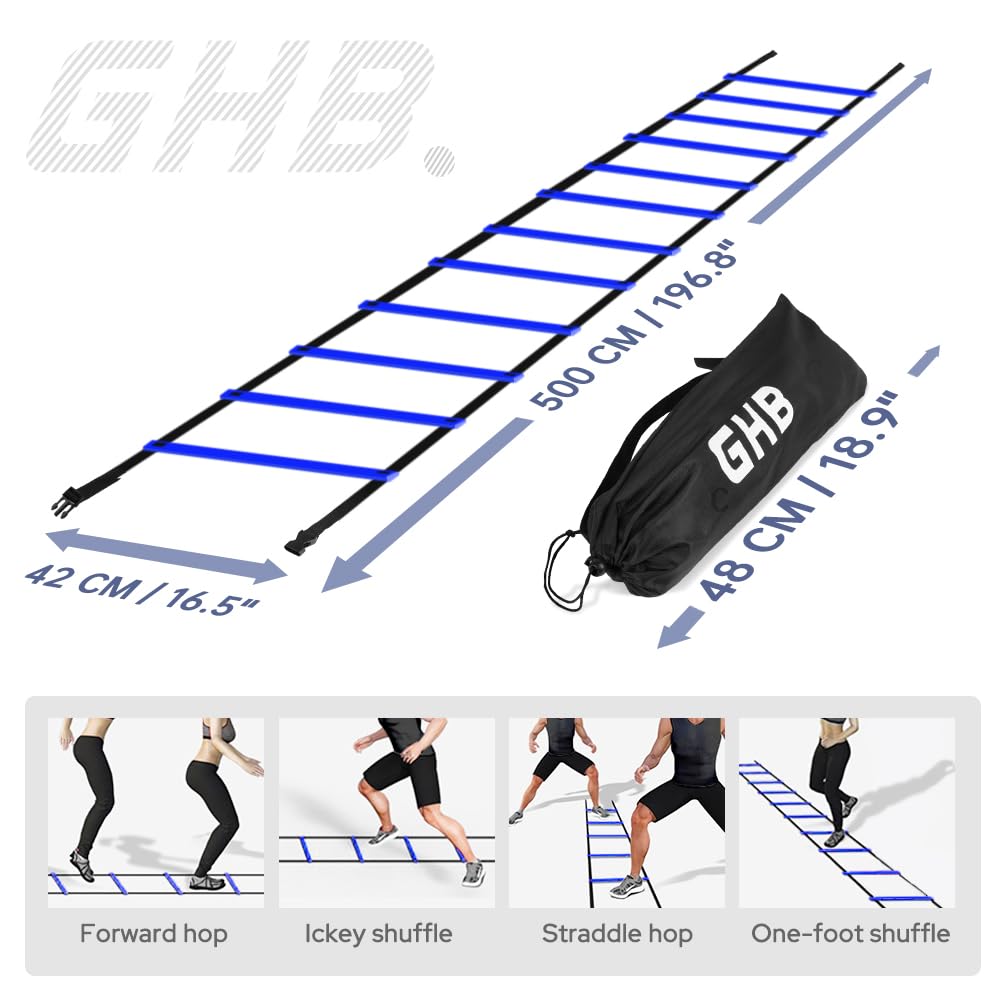 GHB Pro Agility Ladder 12 Rung 20ft