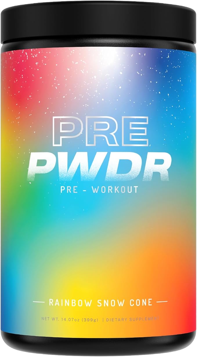 PWDRS Pre-Workout Powder, All Natural Pre Workout for Energy, Pump, Endurance & Strength, with