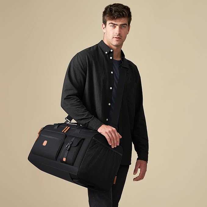 Gym Bag for Men and Women with Shoe & Laptop Compartment, 3-in-1 Sports Travel Duffel Bag