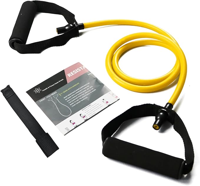 Resistance Bands with Handles, Single Resistance Bands, Exercise Bands with Handles, for Resistance
