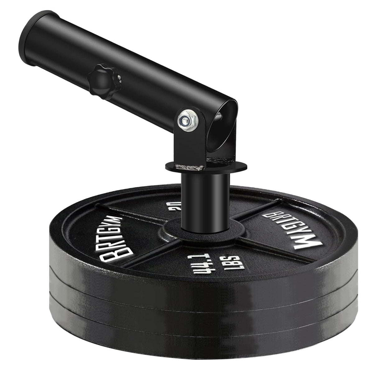 BRTGYM T Bar Row Landmine Attachment for 2" Olympic Bars, Heavy-Duty Steel, 360° Swivel, Workout