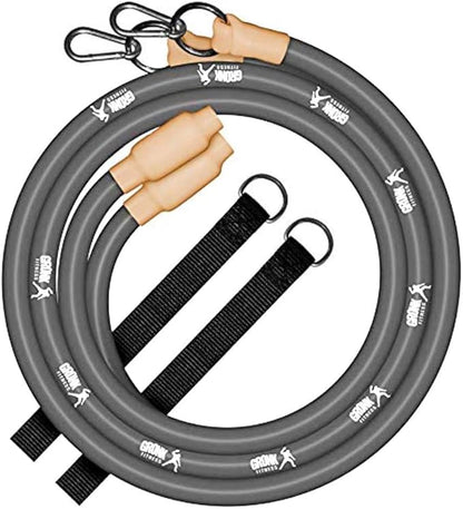 Gronk Fitness Inertia Wave Edition | Dynamic Rubber Battle Ropes Alternative for Home and Gym |