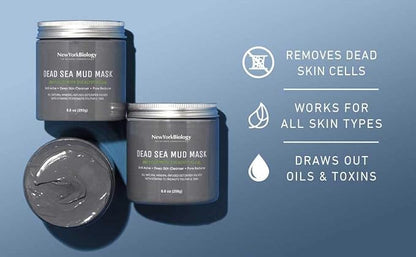 New York Biology Dead Sea Mud Mask for Face and Body | with Eucalyptus | Spa Quality Pore Refiner