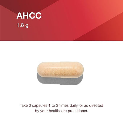 Protocol AHCC 600 mg - Liver & Immune Support Supplement with Beta-Glucan* - May Aid Cellular