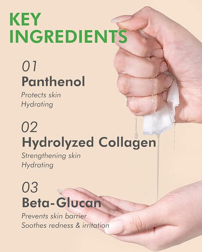 DERMAL Herb Collagen Essence Facial Mask Sheet 23g Pack of 10 - Skin Clear and Purifying, Pore