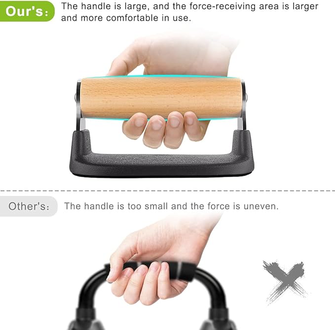 Dolibest Push Up Bars, Pushup Stands with Comfortable Push Up Handles, Bottom Anti-Slip Pad