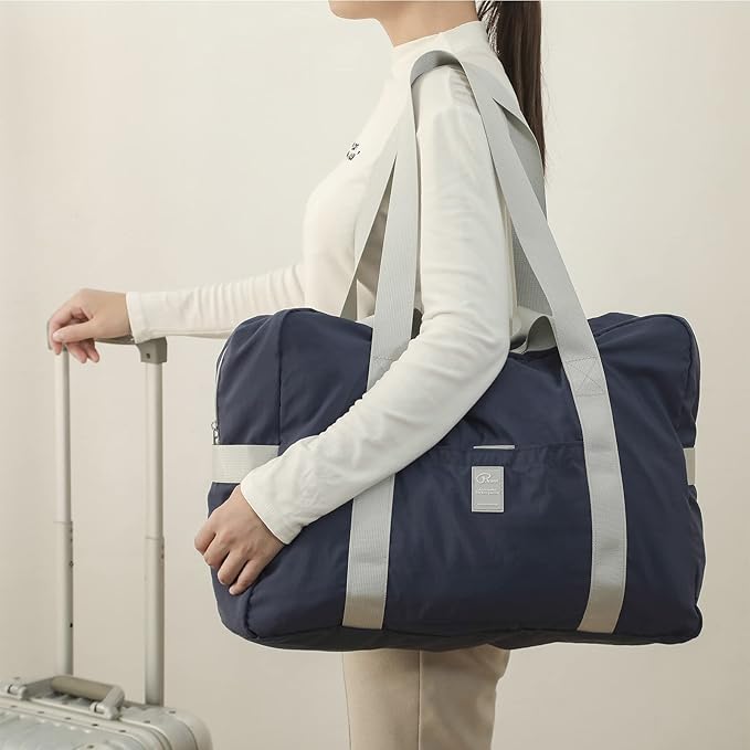 VanFn Foldable Travel Duffel Bag, Sports Duffels Gym Bag, Rainproof Nylon Totes, Sports Shoulder