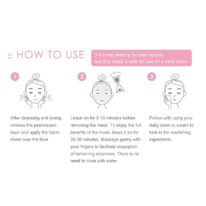 My Beauty Diary-Hyaluronic Acid Ultra Moisturizing Facial Mask, Instant Hydrating Water Type
