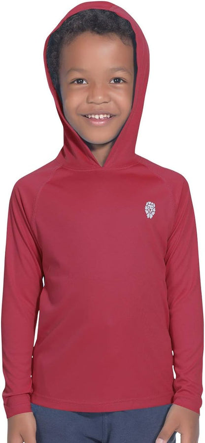 Hoodies for Boys Outdoor Recreation Shirts - Youth Athletic Tops Sun Protection UPF 50+