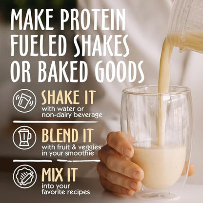 Pea Protein Powder, Vanilla Vegan Flavor, 100% Plant Based, No Artificial Sweeteners, Non-GMO