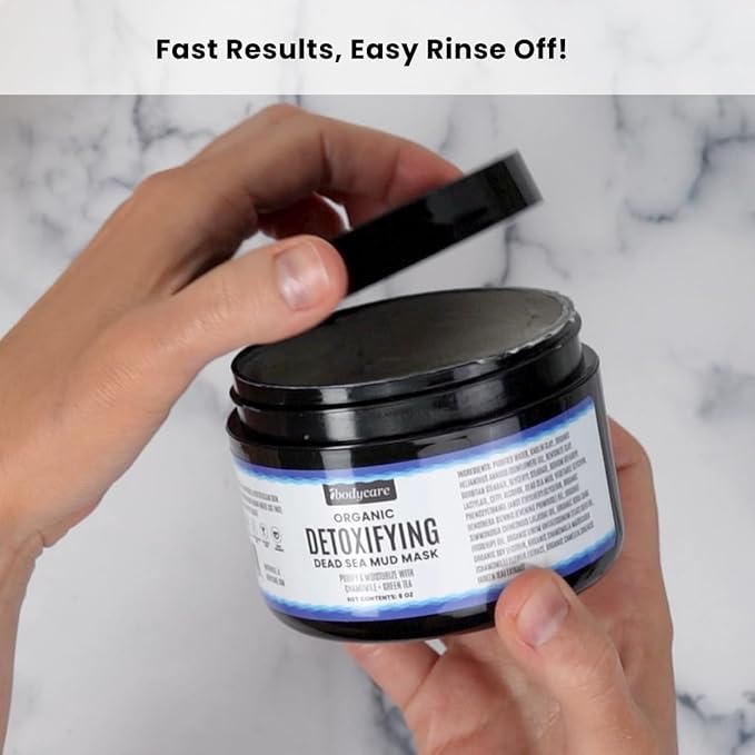 Organic Detoxifying Dead Sea Mud Mask A Whipped Mineral Clay A Evening Primrose Jojoba Rosehip and