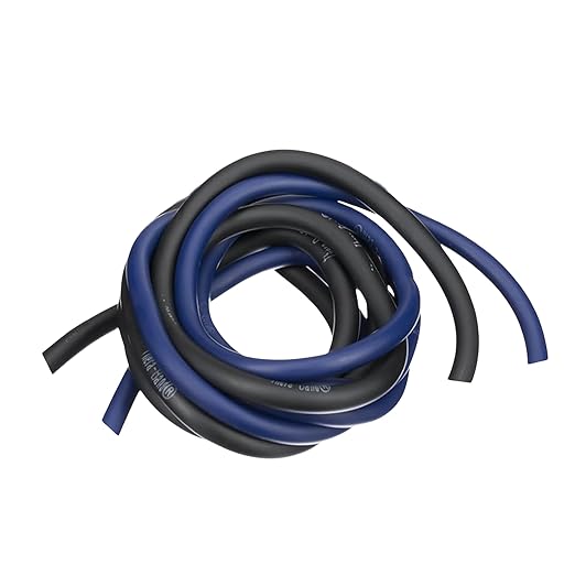 THERABAND Resistance Tubes, Advanced Set, Blue & Black, 5 ft Latex Tubing, Home or Clinic Use