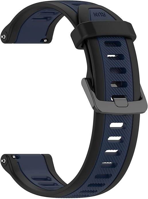 Compatible with Garmin Forerunner 165 Watch Band, 20mm Width Silicone Replacement Bands for Garmin
