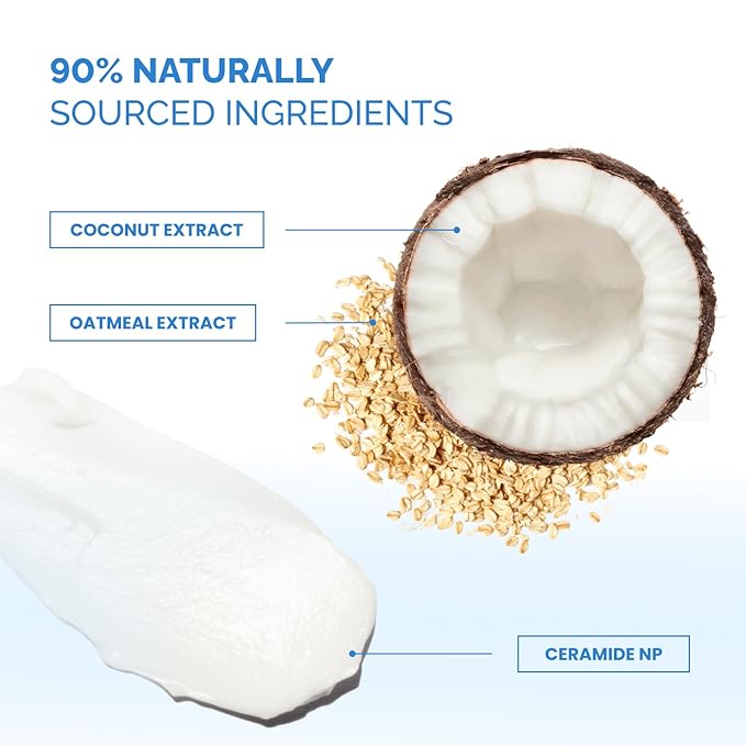 PLANTIFIQUE Facial Sheet Mask Coco Dew 5 Pack ??Moisturizing Face Mask with Coconut & Ceramide