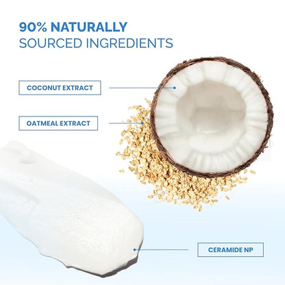 PLANTIFIQUE Facial Sheet Mask Coco Dew 5 Pack ??Moisturizing Face Mask with Coconut & Ceramide
