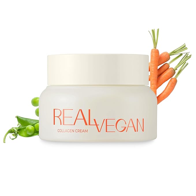 KLAVUU Real Vegan Collagen Cream - Enhances Skin Elasticity, Providing Deep Hydration to Dry Skin