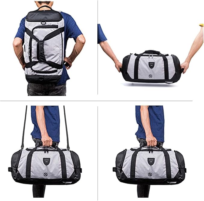 Gym Duffle Bag Backpack Waterproof Sports Duffel Bags Travel Weekender Bag for Men Women Overnight