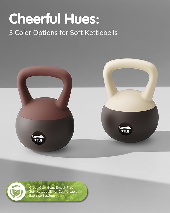 Soft Kettlebell - Cushioned Impact-Resistant Base and Anti-Slip, Kettle bell Anti-Slip Grip Weight