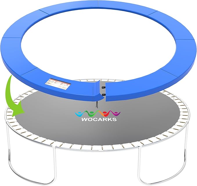 Trampoline Pad, 10ft 12ft 14ft Trampoline Replacement Safety Pad, Waterproof and Tear-Resistant