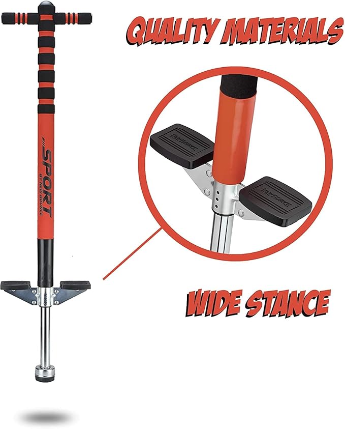 New Bounce Pogo Stick for Kids - Pogo Sticks, 40 to 80 Lbs - Sport Edition, Quality, Easy Grip