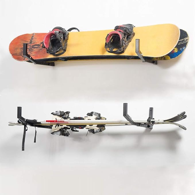 Wallmaster Kayak Storage Hooks Hangers, Adjustable Kayak Garage Storage Rack Wall Mount Heavy Duty