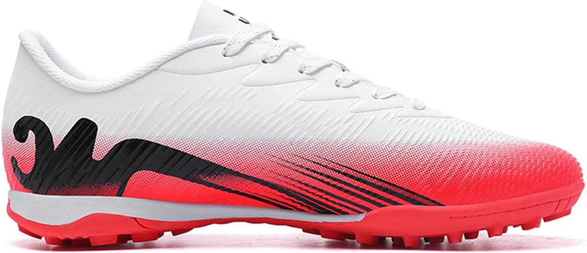 Men's High Top Soccer Shoes FG Long Spikes Adult Football Shoes Lightweight Professional Athletic