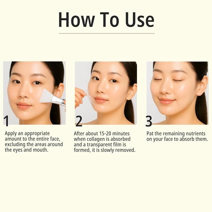 daymellow Rice Collagen Wrapping Mask 2.36 fl. oz / 70ml ??Korean Peel-Off Facial Mask with