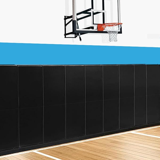 Basketball Wall Panels, 2" Thick Wall Pads for Gym, Gym Wall Padding with Waterproof Leather, Anti