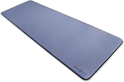 MICRODRY Deluxe Fitness Exercise Yoga Mat for Home & Gym, Extra Thick for High Impact Training