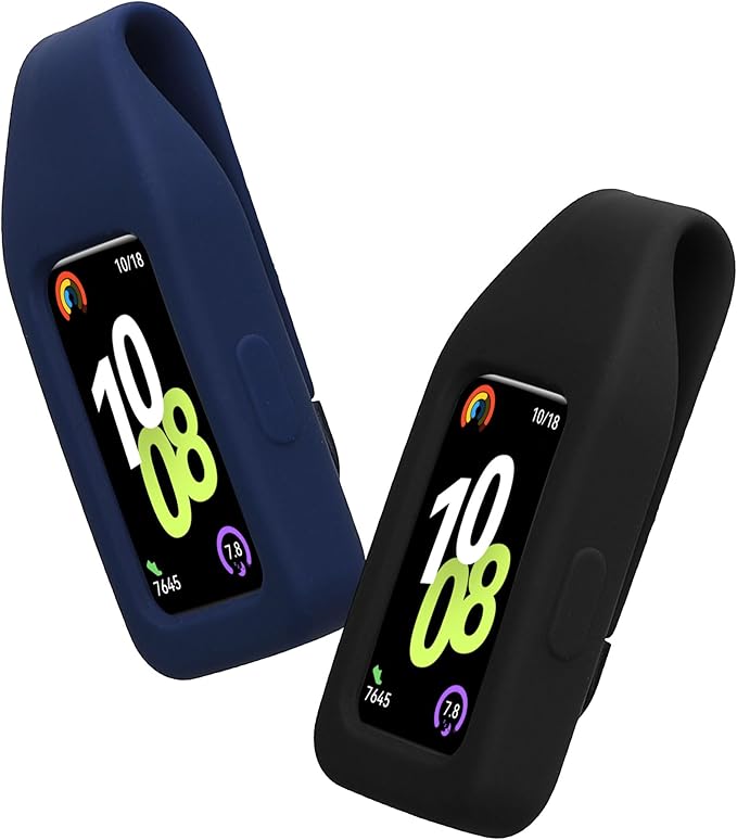 kwmobile 2X Clip Holders Compatible with Huawei Band 10/9 / 8 - Clip-On Holder Replacement Set