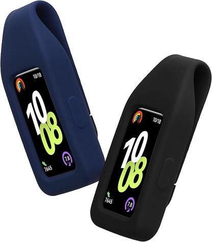 kwmobile 2X Clip Holders Compatible with Huawei Band 10/9 / 8 - Clip-On Holder Replacement Set