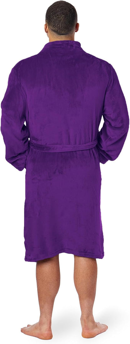 NFL Adult Unisex Silk Touch Bathrobe, Officially Licensed Loungewear, Soft Plush Polyester