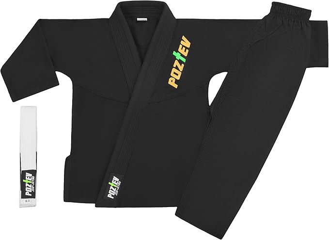 Kids Brazilian Jiu Jitsu Gi For Kids BJJ Gi Youth Grappling Kimonos Preshrunk Lightweight Martial