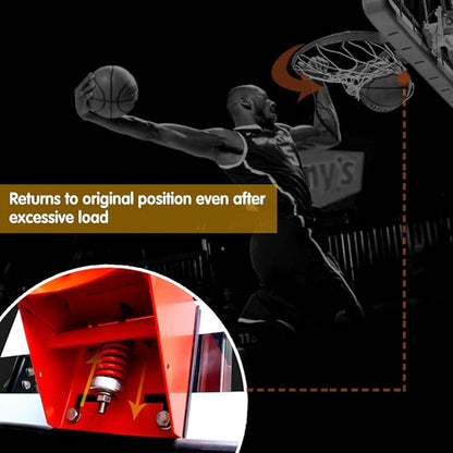 Professional 180º Heavy Duty Breakaway Basketball Rim，18 inch Single Spring Flex Rim Goal